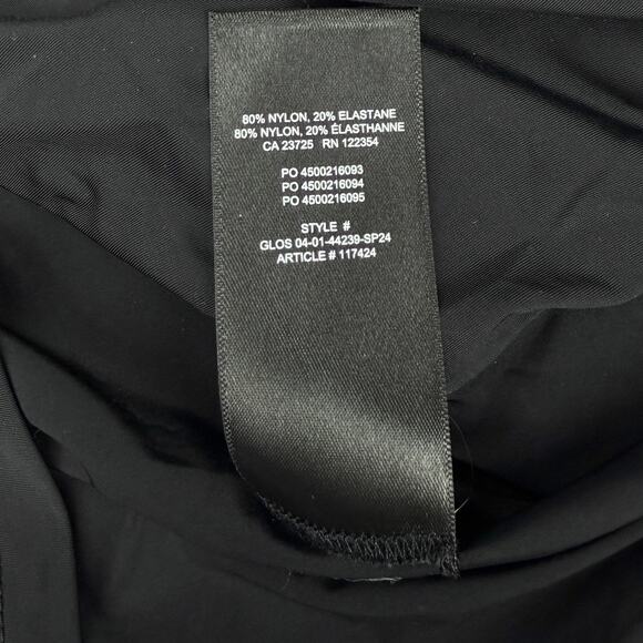 WILFRED Aritzia Bistro Soft-Shine Jersey V-Neck Ruched Long Sleeve Sz Large - Picture 5 of 6